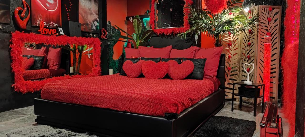 Loft Romantique Hammam Spa Privatif Playroom Γκρενόμπλ Δωμάτιο φωτογραφία
